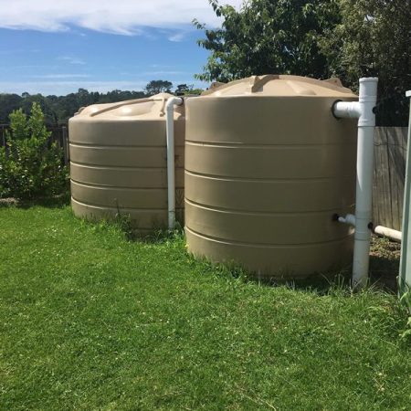 Twin Water Tanks